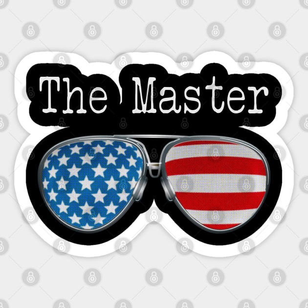 AMERICA PILOT GLASSES THE MASTER Sticker by SAMELVES